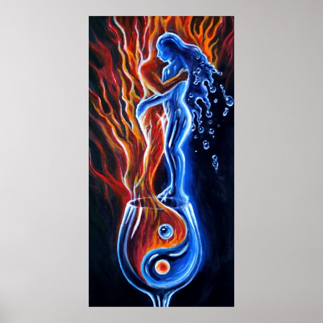 Affiche Qui est le feu, qui est l'eau (Devant)