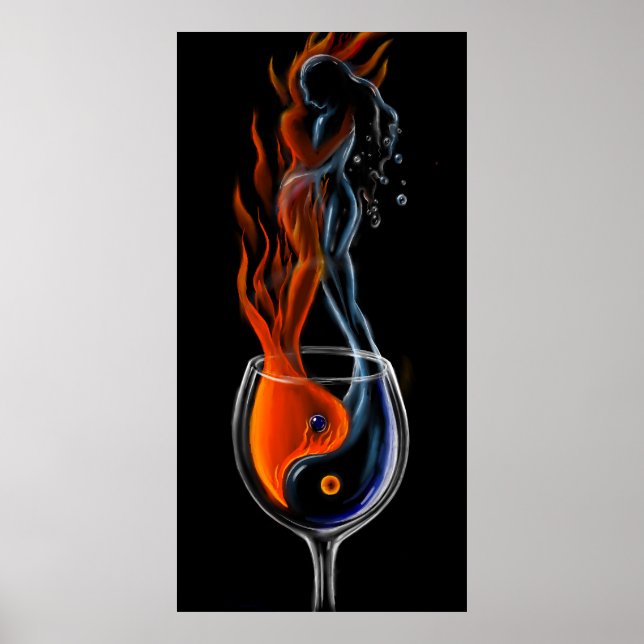 Affiche Qui est le feu qui est l'icée (Devant)