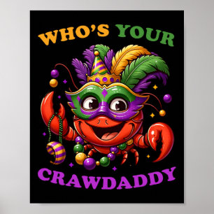Affiche Qui est ton père Mardi Gras Costume de lotte B