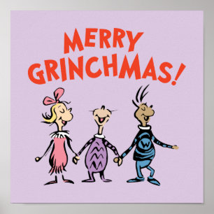 Affiche Qui se tiennent par la main Joyeux Grinchmas