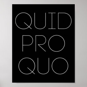 Affiche Quid Pro Quo