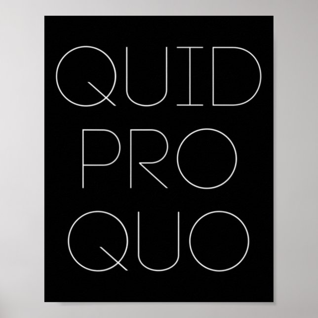 Affiche Quid Pro Quo  (Devant)