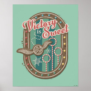 Affiche QUIDDITCH™ Victory est Sweet Holiday Cookie Graphi
