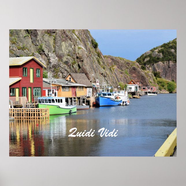 Affiche Quidi Vidi, Newfoundland and Labrador (Devant)
