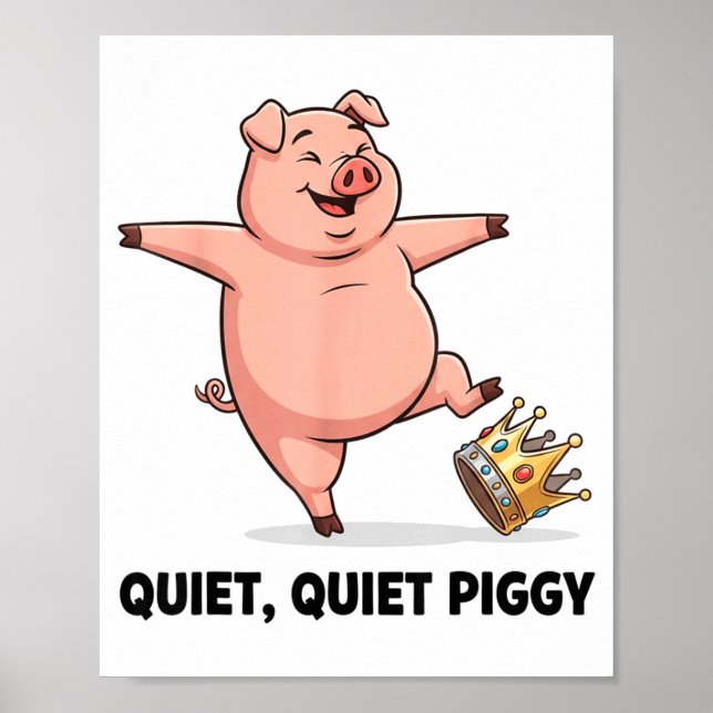 Affiche Quiet Ggy Funny Litical Meme Anti-trump Design  (Devant)
