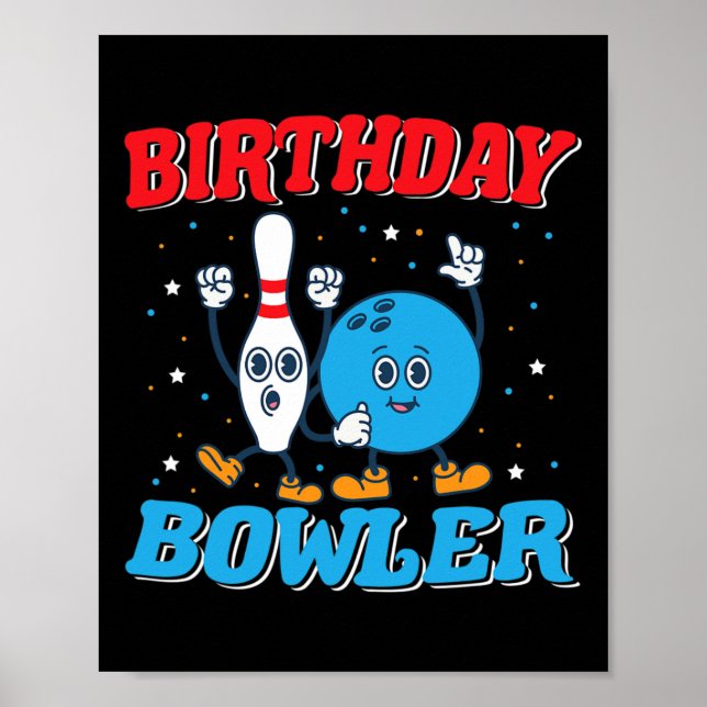 Affiche Quille d'anniversaire - Drôle de quille d'annivers (Devant)