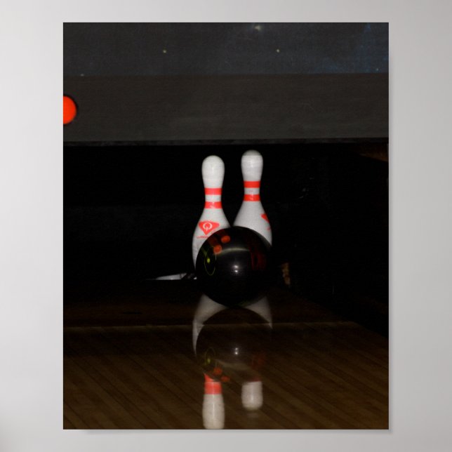 Affiche Quille de bowling (Devant)
