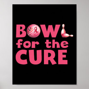 Affiche Quille Pour Le Cure Bowling Cancer Du Sein Quilleu
