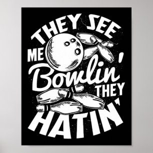 Affiche Quilles de bowling Spare Strike 1