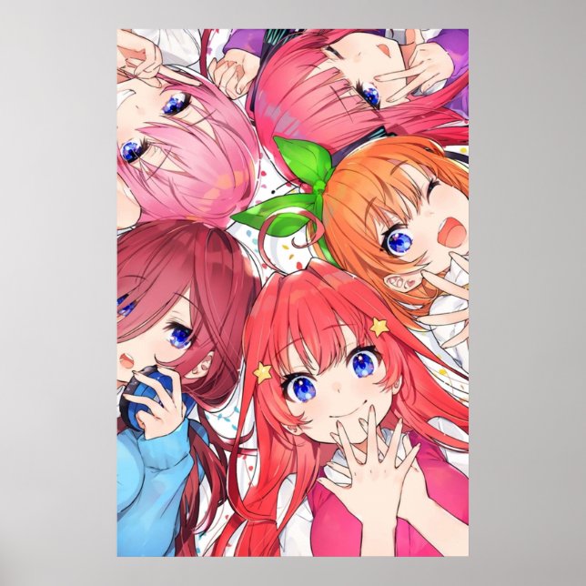 Affiche Quintessence Quintuplets Les Quintuplets (Devant)