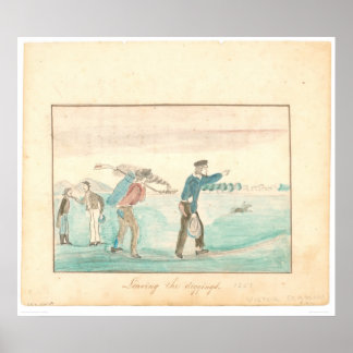 Affiche Quitter les Diggings (1601A)