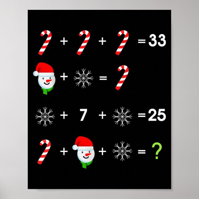 Affiche Quiz sur l'ordre des opérations Drôle Prof de math (Devant)