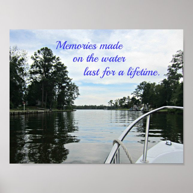 Affiche Quota about time spent on the water. (Devant)