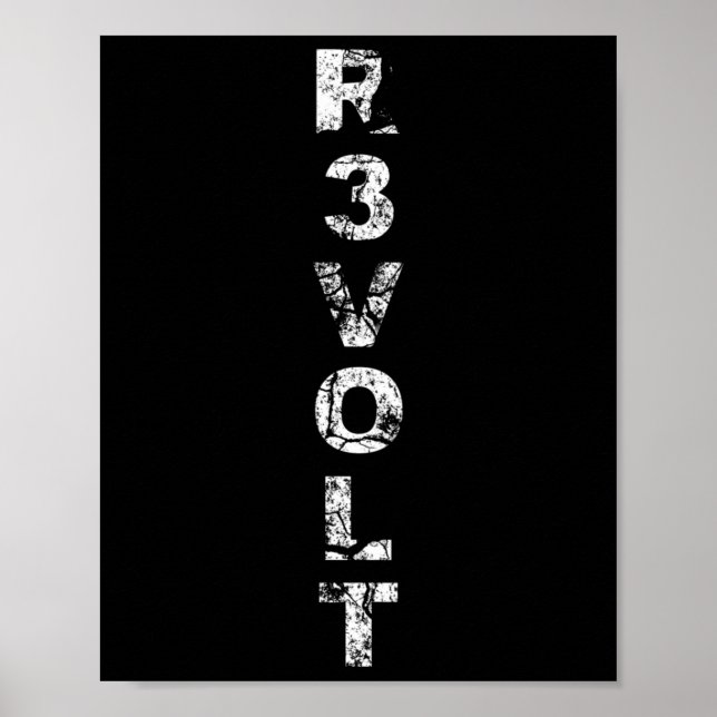 Affiche R3volt - Résister - Rantiwork  (Devant)