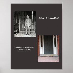 Affiche R.E. Appartement de Lee, Richmond, VA.—1865 Affich