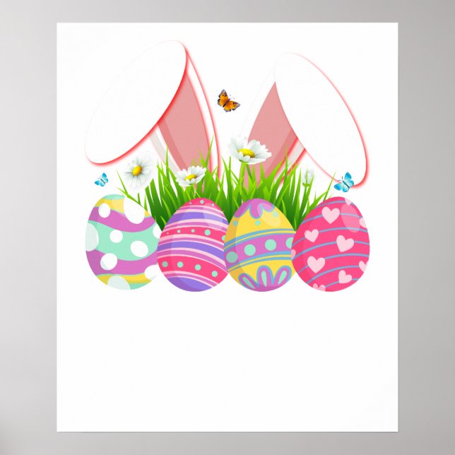 Affiche rabbit egg, retro, vintage (Devant)