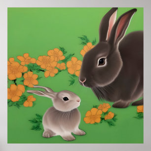 Affiche Rabbit et kit