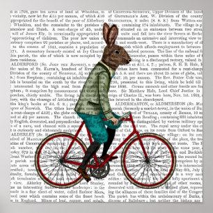 Affiche Rabbit On Bike