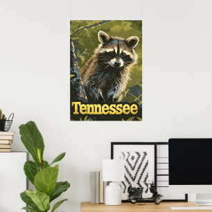Affiche Raccoon du Tennessee
