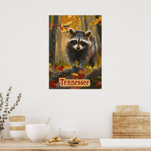 Affiche Raccoon du Tennessee