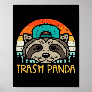 Affiche Raccoon Face Trash Panda Cool Street Cat Boys Enfa
