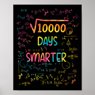 Affiche Racine carré De 10000 Math 100 Jours Smarter Schoo