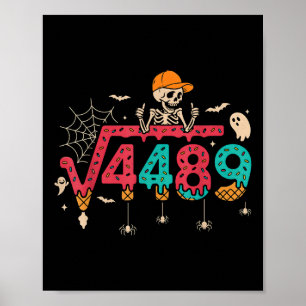Affiche Racine carrée 4489 Prof de maths drôle 67 Meme Hal