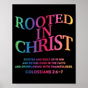 Affiche Racine Dans Christ Est Le Roi Christian Jésus Todd
