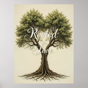 Affiche Racine dans Love Tree Wall Art