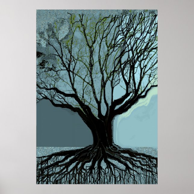 Affiche Racines bleues (Devant)