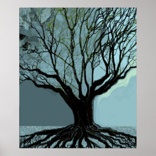 Affiche Racines bleues