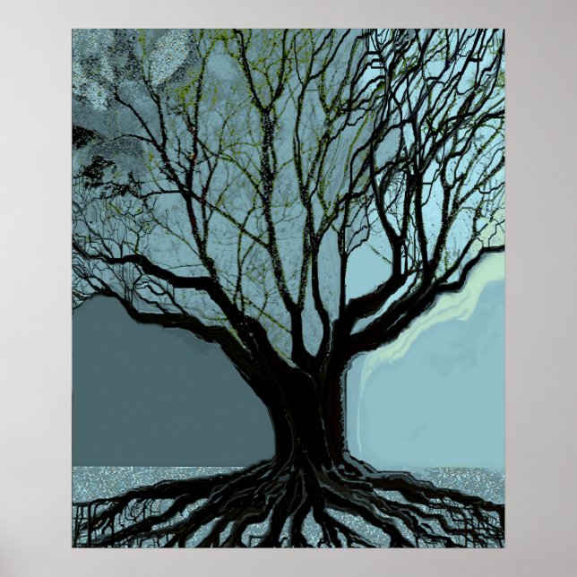 Affiche Racines Bleues (Devant)