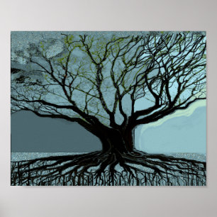 Affiche Racines bleues