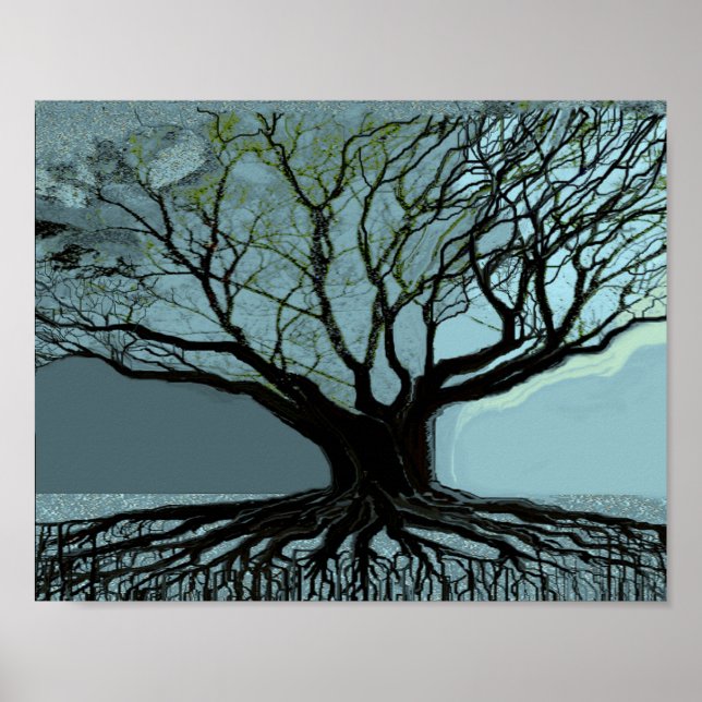 Affiche Racines bleues (Devant)