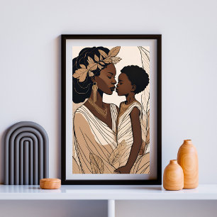 Affiche Racines d'Or – Maternité Ancestrale en Ligne