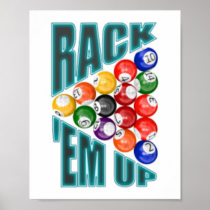 Affiche Rack’em Up Billiards