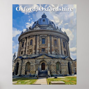 Affiche Radcliffe Reverie - Le Dôme Iconique d'Oxford