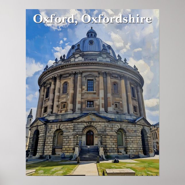Affiche Radcliffe Reverie - Le Dôme Iconique d'Oxford (Devant)