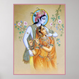 Affiche Radha-Krishna