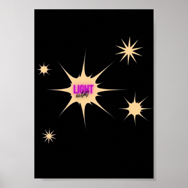 Affiche Radiant Light – Modern & Vibrant Style (Devant)