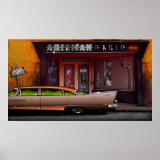 Affiche radio américaine