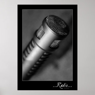 Affiche RADIO : Microphone