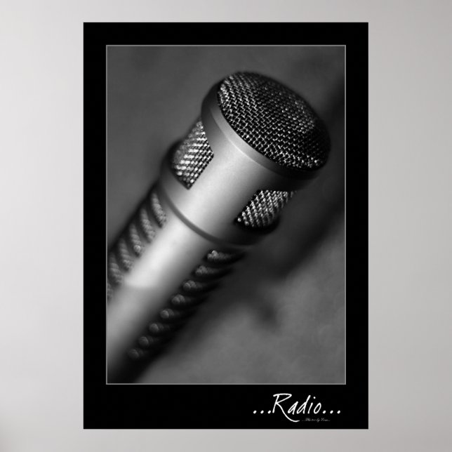 Affiche RADIO : Microphone (Devant)
