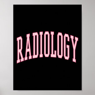 Affiche Radiologie Cute Rose Preppy Nurse Ct Mri Rad Tech