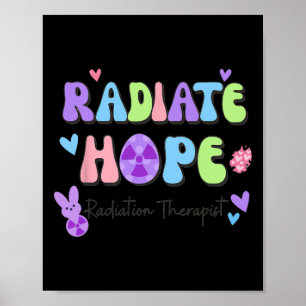 Affiche Radiologie De Pâques Radiothérapeute Mignonne Bunn