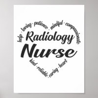 Radiologie Infirmière Coeur Mot Cloud
