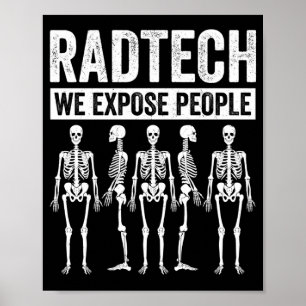 Affiche Radiologue Joke Radiology Hummor Rad Tech