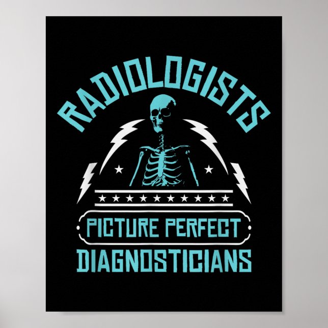 Affiche Radiologues Diagnosticiens Impeccables _ Rad  (Devant)