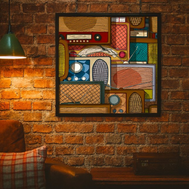 Affiche Radios vintages (Créateur téléchargé)