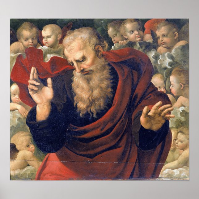 Affiche Raffaello Sanzio da Urbino - Eterno e angeli (Devant)